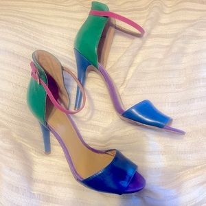 Nine West Multicolored 4” heels.